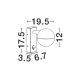 Aplice - Aplica LED cu senzor, iluminat exterior 3000K IP54 MAKO antracit