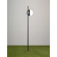 Stalpi - Stalp LED cu tarus, iluminat exterior IP65 MAKO 80cm antracit
