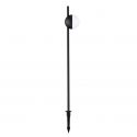 Stalp LED cu tarus, iluminat exterior IP65 MAKO 80cm negru