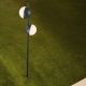 Stalp LED cu tarus, iluminat exterior IP65 MAKO 120cm antracit