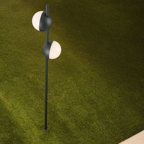 Stalpi - Stalp LED cu tarus, iluminat exterior IP65 MAKO 120cm antracit