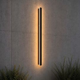 Aplice - Aplica exterior liniara 90cm cu senzor de miscare, IP65 LED Black Line