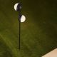 Stalp LED cu tarus, iluminat exterior IP65 MAKO 120cm negru