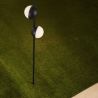Stalp LED cu tarus, iluminat exterior IP65 MAKO 120cm negru