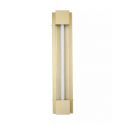 Aplica LED exterior IP44, liniara 60cm, Sacramento auriu mat