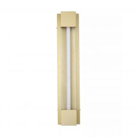 Aplice - Aplica LED exterior IP44, liniara 60cm, Sacramento auriu mat