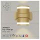 Aplice - Aplica LED perete exterior IP65 Grip auriu