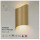 Aplice - Aplica LED perete exterior IP44 Shard