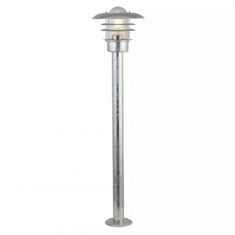 Stalpi - Stalp exterior IP44 argintiu galvanizat Galvion H-100cm