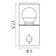 Aplice - Aplica perete exterior cu senzor de miscare, IP44 Colorado