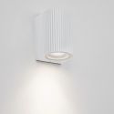Aplica de perete exterior iluminat jos IP65 RIBBO alba