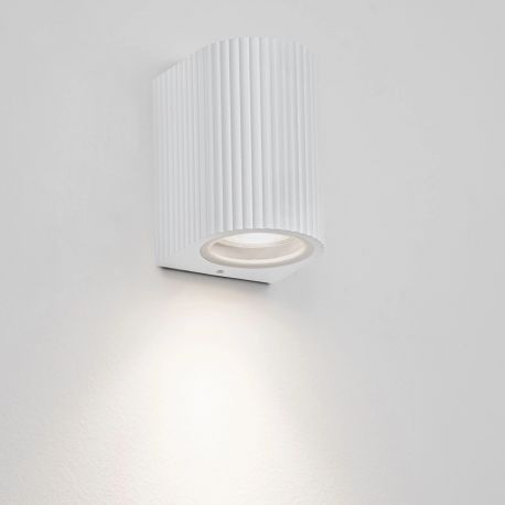 Aplice - Aplica de perete exterior iluminat jos IP65 RIBBO alba