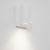 Aplica de perete exterior iluminat jos IP65 RIBBO alba