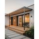 Aplice - Aplica de perete exterior iluminat jos IP65 RIBBO negru