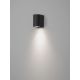 Aplice - Aplica de perete exterior iluminat jos IP65 RIBBO negru