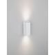 Aplice - Aplica de perete exterior iluminat sus si jos IP65 RIBBO alba