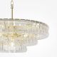 Candelabre, Lustre - Lustra suspendata metal auriu, sticla Boulder