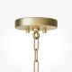 Candelabre, Lustre - Lustra suspendata metal auriu, sticla Boulder