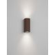Aplice - Aplica de perete exterior iluminat sus si jos IP65 RIBBO corten