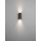 Aplice - Aplica de perete exterior iluminat sus si jos IP65 RIBBO corten