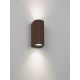Aplice - Aplica de perete exterior iluminat sus si jos IP65 RIBBO corten