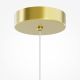 Pendule, Lustre suspendate - Lustra Suspendata Orotte din Metal Alama si Glob de Sticla