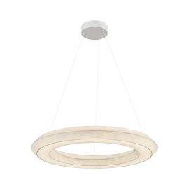 Pendule, Lustre suspendate - Lustra circulara iluminat LED, Seda 2700K 22W