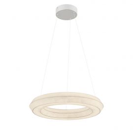Pendule, Lustre suspendate - Lustra circulara iluminat LED, Seda 2700K 18W