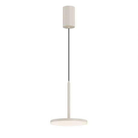 Lustre / Pendule spatii comerciale - Lustra/Pendul LED iluminat design tehnic Plato D-18,5cm bej