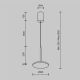 Lustre / Pendule spatii comerciale - Lustra/Pendul LED iluminat design tehnic Plato D-18,5cm bej