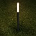 Mini Stalp LED cu tarus, iluminat exterior IP65 SLICK negru