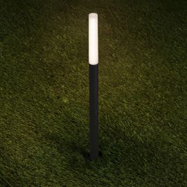 Tarusi - Mini Stalp LED cu tarus, iluminat exterior IP65 SLICK negru