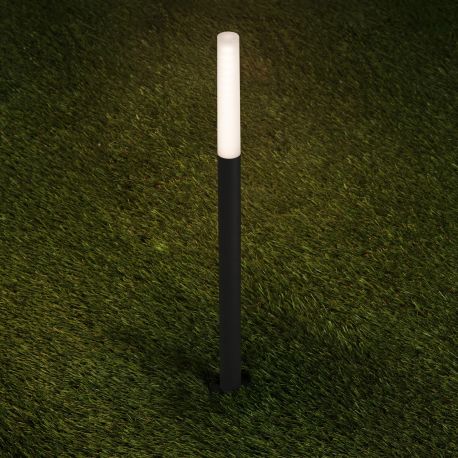 Tarusi - Mini Stalp LED cu tarus, iluminat exterior IP65 SLICK negru