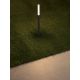 Tarusi - Mini Stalp LED cu tarus, iluminat exterior IP65 SLICK negru