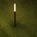 Mini Stalp LED cu tarus, iluminat exterior modern IP65 SLICK corten