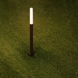 Tarusi - Mini Stalp LED cu tarus, iluminat exterior modern IP65 SLICK corten