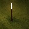 Mini Stalp LED cu tarus, iluminat exterior modern IP65 SLICK corten