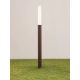 Tarusi - Mini Stalp LED cu tarus, iluminat exterior modern IP65 SLICK corten