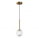 Lustra suspendata tavan baie, IP44 Glace bronz