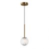 Lustra suspendata tavan baie, IP44 Glace bronz