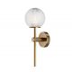 Aplica de perete baie, IP44 Glace bronz