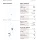Tarusi - Stalp LED cu tarus, iluminat exterior modern IP65 FADE H-80cm 3000K 24V