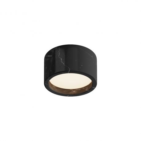 Plafoniere cu spoturi, Spoturi aplicate - Spot aplicat din marmura neagra Texture 1xGX53