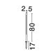 Tarusi - Stalp LED cu tarus, iluminat exterior modern IP65 EVEN 12W