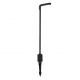 Stalp LED cu tarus, iluminat exterior modern IP65 FLIP negru