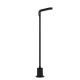 Tarusi - Stalp LED cu tarus, iluminat exterior modern IP65 FLIP negru