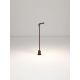 Tarusi - Stalp LED cu tarus, iluminat exterior modern IP65 FLIP corten