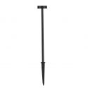 Mini Stalp LED cu tarus, iluminat exterior modern IP65 KIKO negru 24V