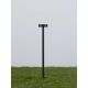 Tarusi - Mini Stalp LED cu tarus, iluminat exterior modern IP65 KIKO negru 24V