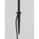 Tarusi - Mini Stalp LED cu tarus, iluminat exterior modern IP65 KIKO negru 24V